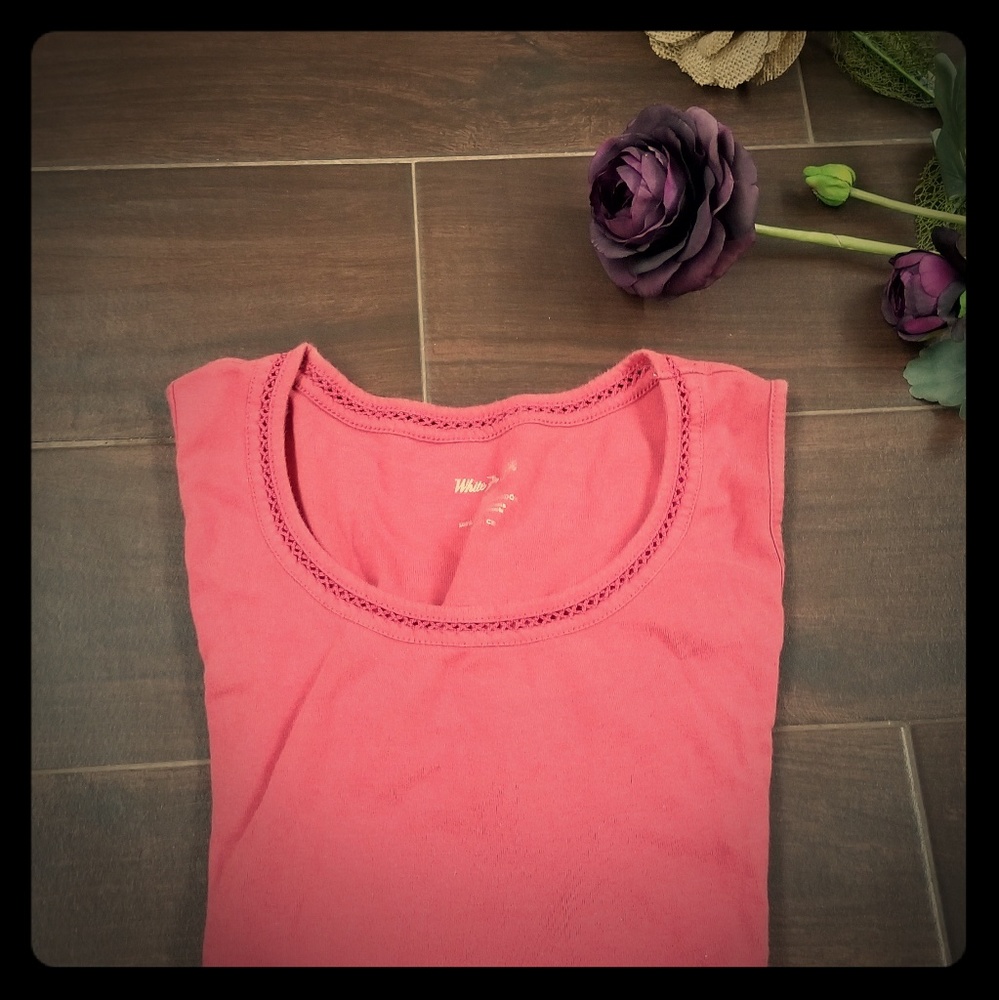 Lace-lined Tank Top